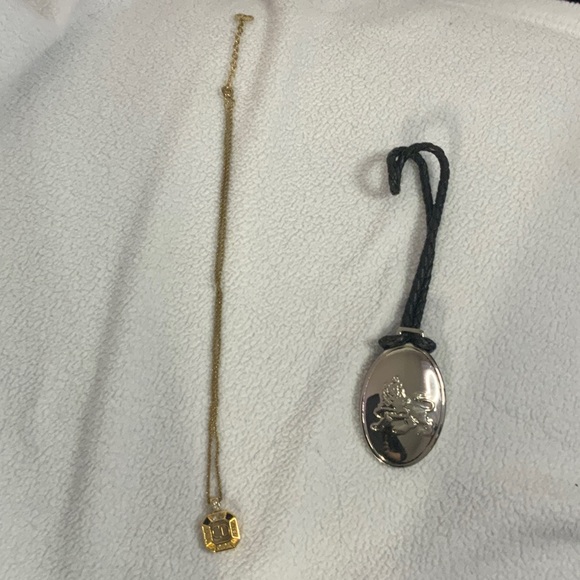Gold and Silver Pendant Necklace - Picture 1 of 1